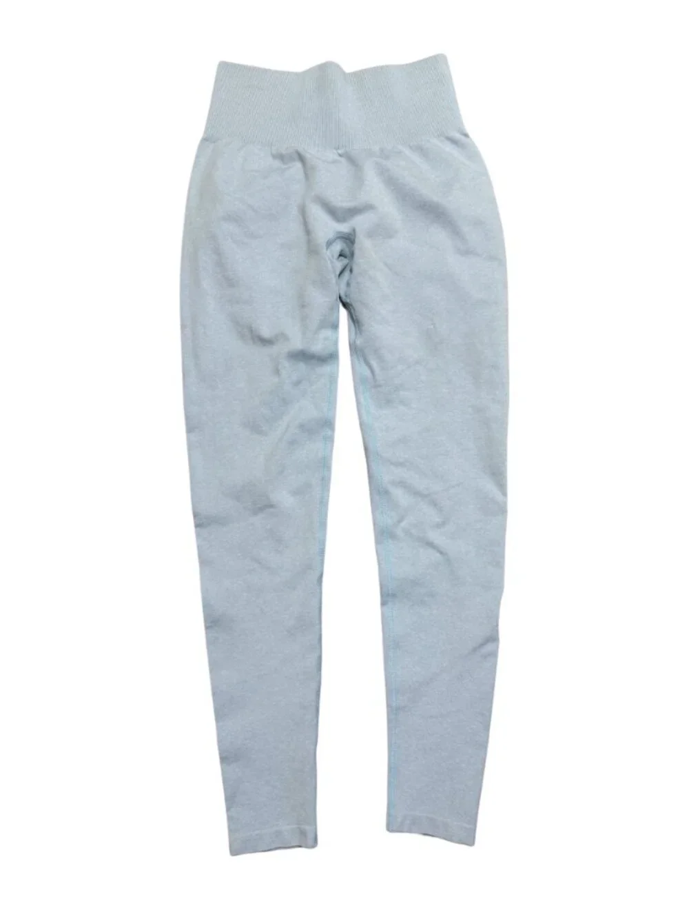 NVGTN Scrunch Seamless Leggings - Blue - Size S, High Waisted, No Front Seam - Picture 4 of 7